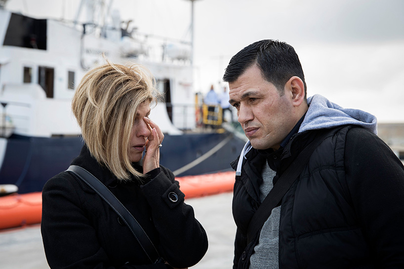 German migrant rescue ship renamed after Syrian Kurdish toddler Alan Kurdi. (Photo: AFP/Jaime Reina)
